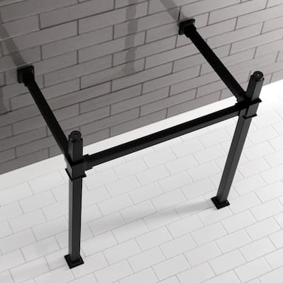 Kingston Brass Fauceture Stainless Steel Console Sink Legs