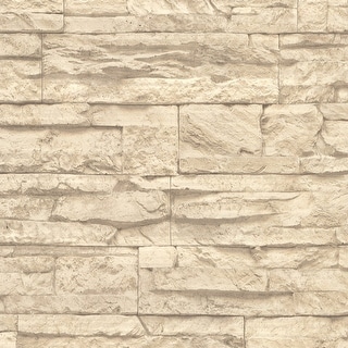 Galerie Wallcoverings Bricks and More Collection Wide Granite Slabs Matte Finish Vinyl on Non-woven Wallpaper Roll