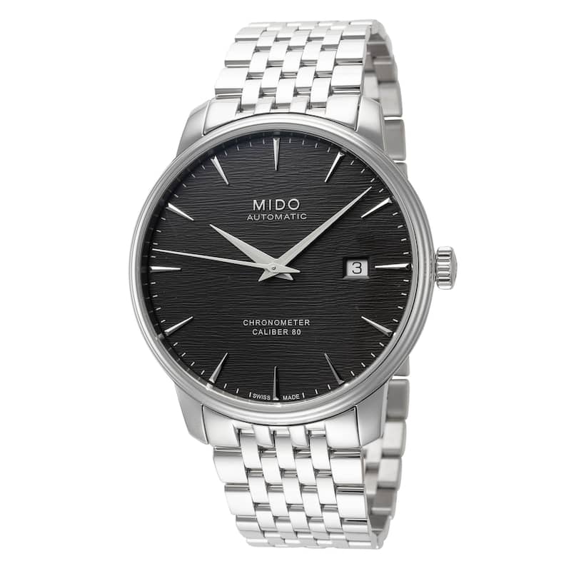 Mido Men's Baroncelli III 40mm Automatic Watch M0274081106100 - Silver - N/A