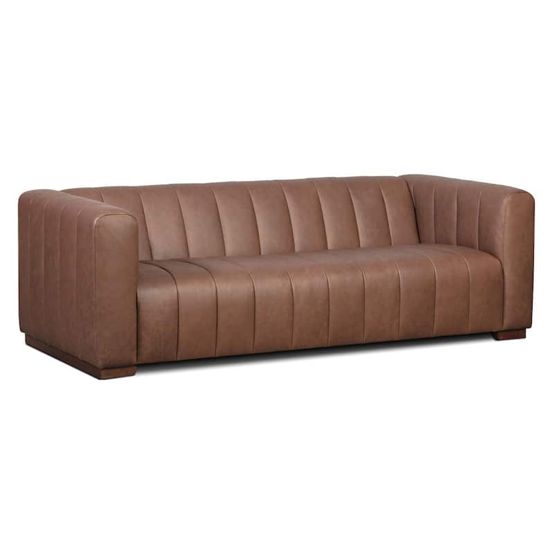 Poly & Bark Canale Sofa - Full Grain Genuine Italian Leather
