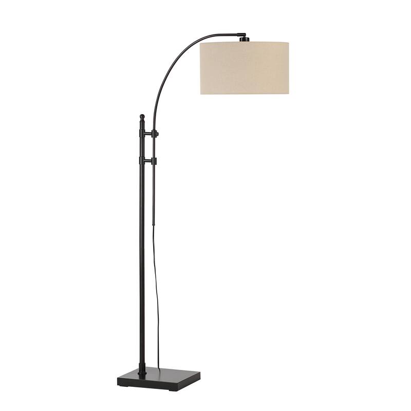 Crystal 66.5" Height Floor Lamp, Black - 16 x 32 x 66.5 - 78 ADJ."