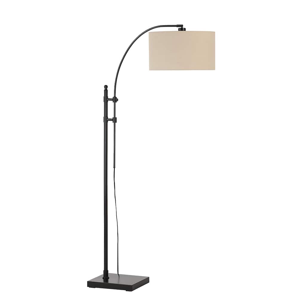 Crystal 66.5" Height Floor Lamp, Black - 16 x 32 x 66.5 - 78 ADJ."