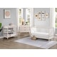 preview thumbnail 2 of 18, Suite Bebe Pixie Zen 3-in-1 Convertible Crib Natural/White