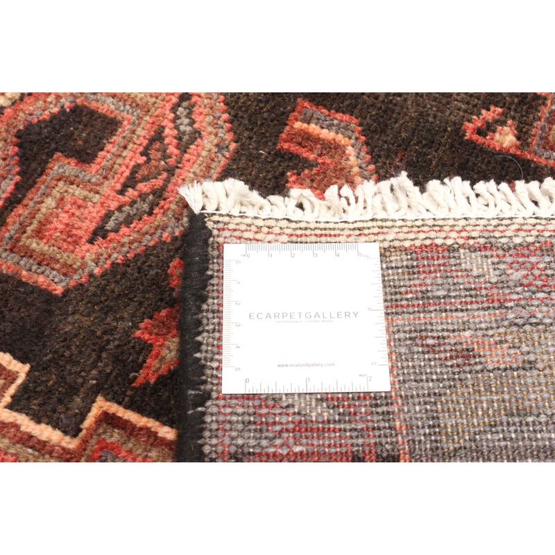 ECARPETGALLERY Hand-knotted Andelz Dark Red Wool Rug - 4'4 x 6'7