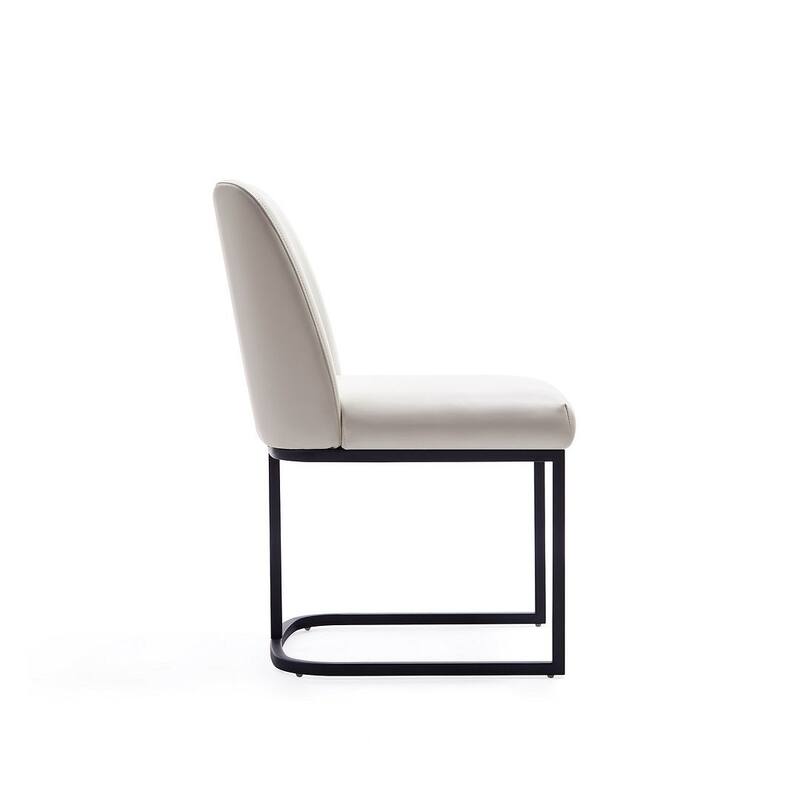 Manhattan Comfort Modern Serena Leatherette Upholstered Dining Chair Set