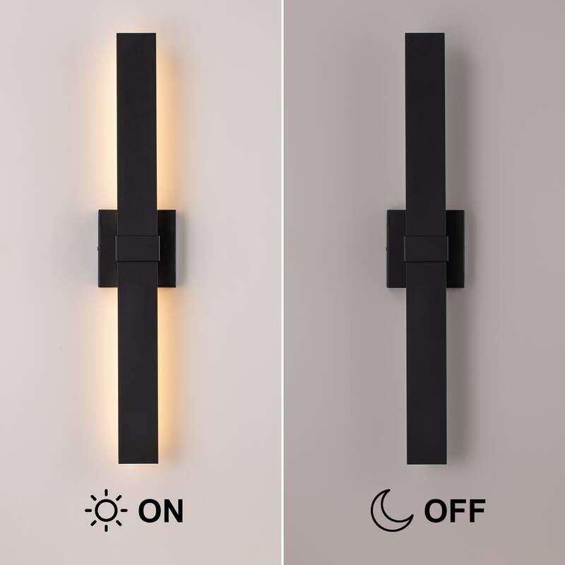 27" H Outdoor Linear Integrated LED Wall Sconce - H27.2" x W4.5"