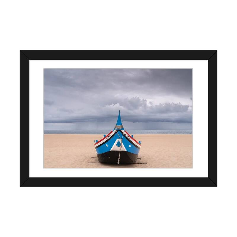 iCanvas "Nazare, Portugal" by Jim Nilsen PFA - Black - 24x32x1