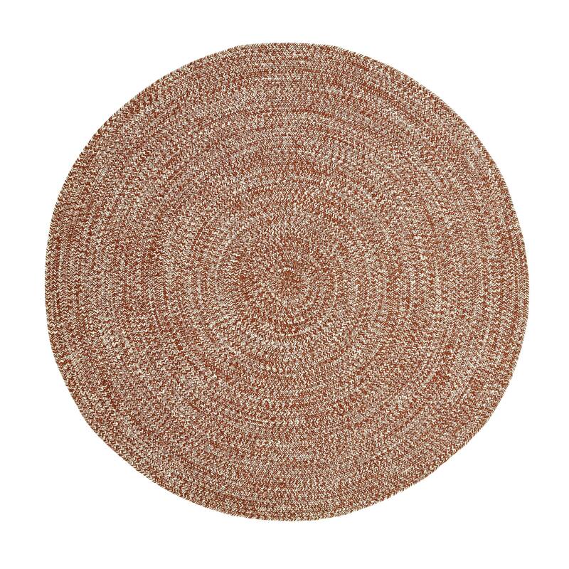 Superior Modern Rustic Bohemian Reversible Multi-Tone Braided Indoor Outdoor Area Rug