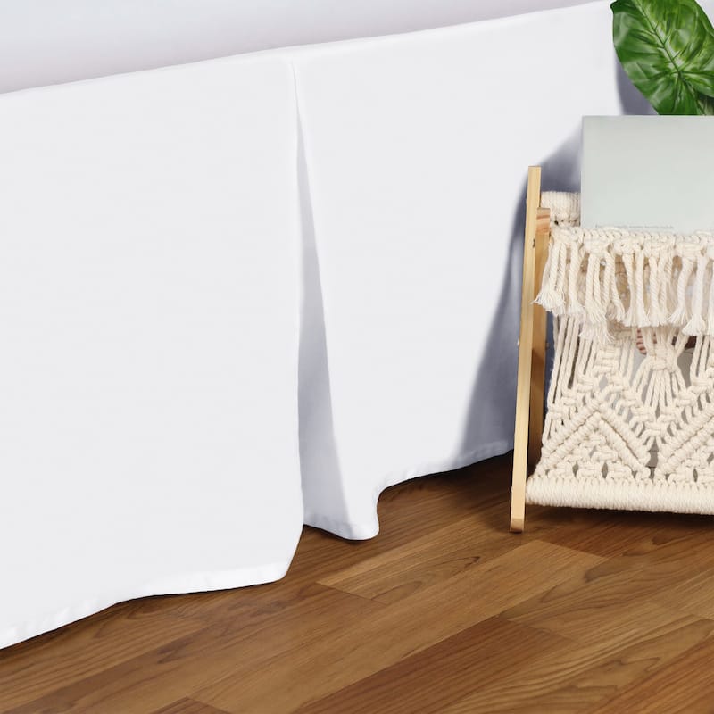 Superior 300 Thread Count Solid Combed Cotton Drop Bedskirt