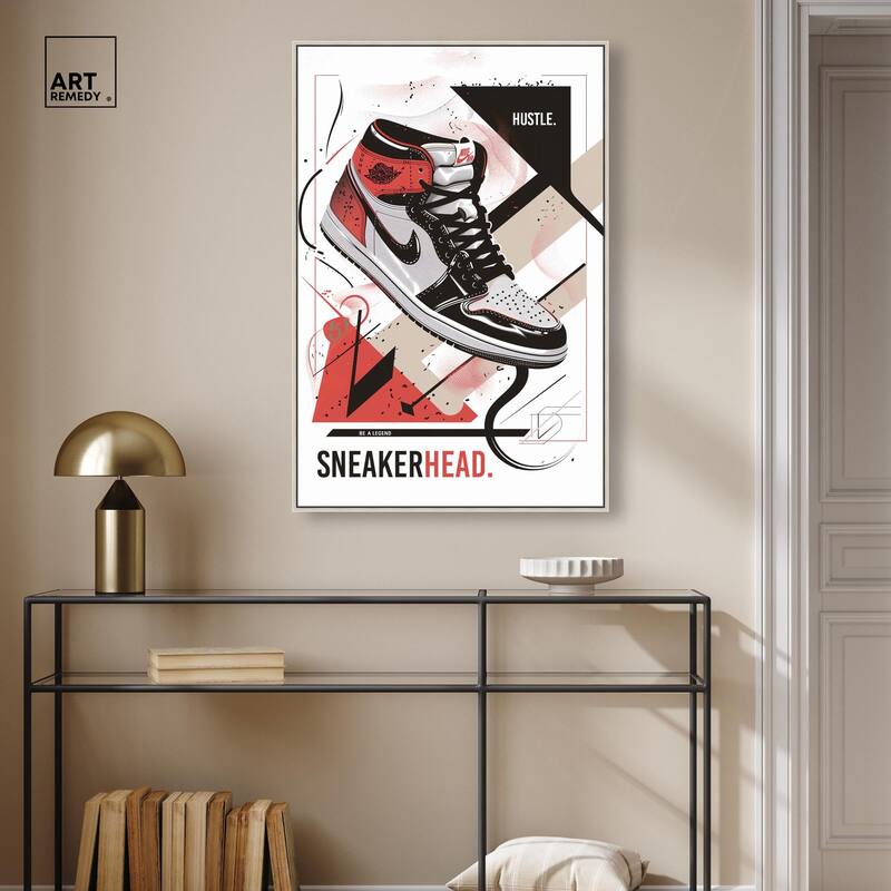 Stylish Sneakerhead Canvas by Art Remedy