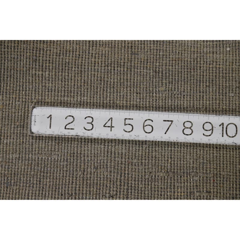 Hand Knotted Oriental 100% Wool Carpet Modern Modern Beige & Ivories Gabbeh Area Rug - 5' 10'' X 4' 3''