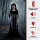 preview thumbnail 6 of 14, Haunted Hill Farm 8.5-Ft. Tall Motion-Activated Ginormous Reaper, Premium Talking Halloween Animatronic