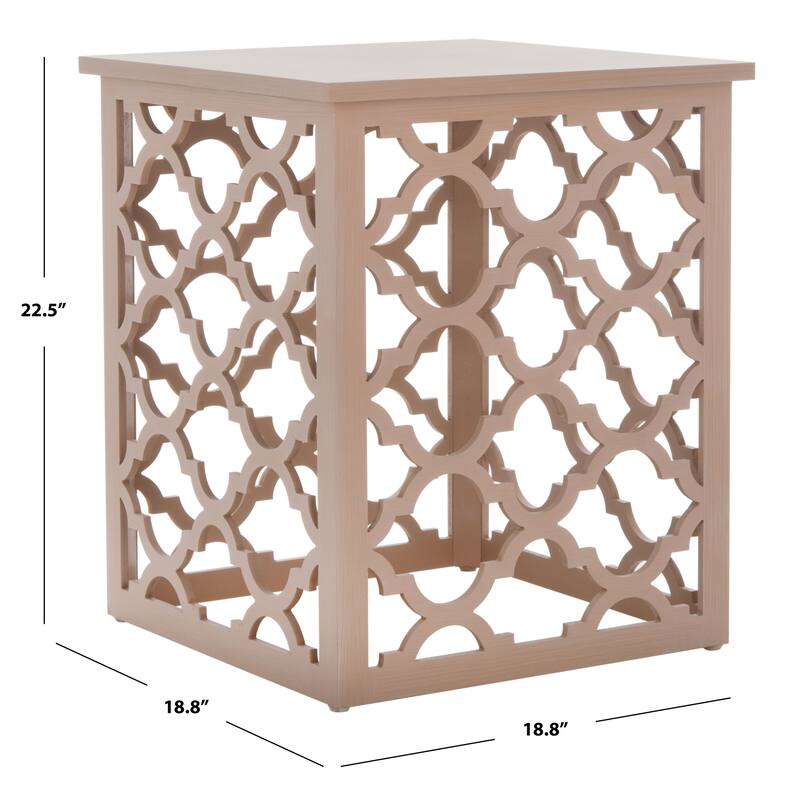 SAFAVIEH Asimina End Table - 19" W x 19" D x 23" H - 19Wx19Dx23H