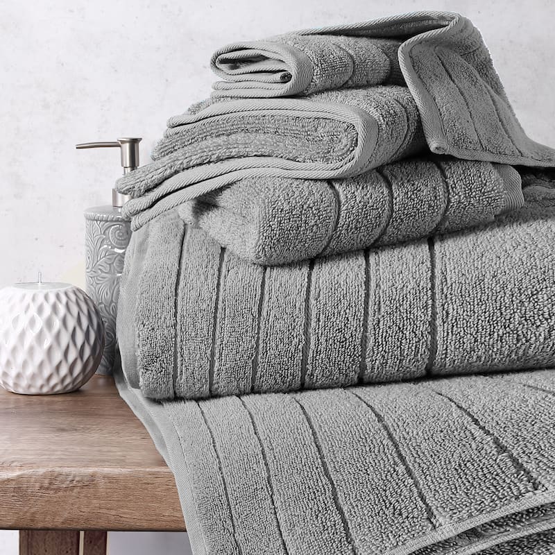 Anne Klein 6 Piece Reverie 100% Cotton Towel Set
