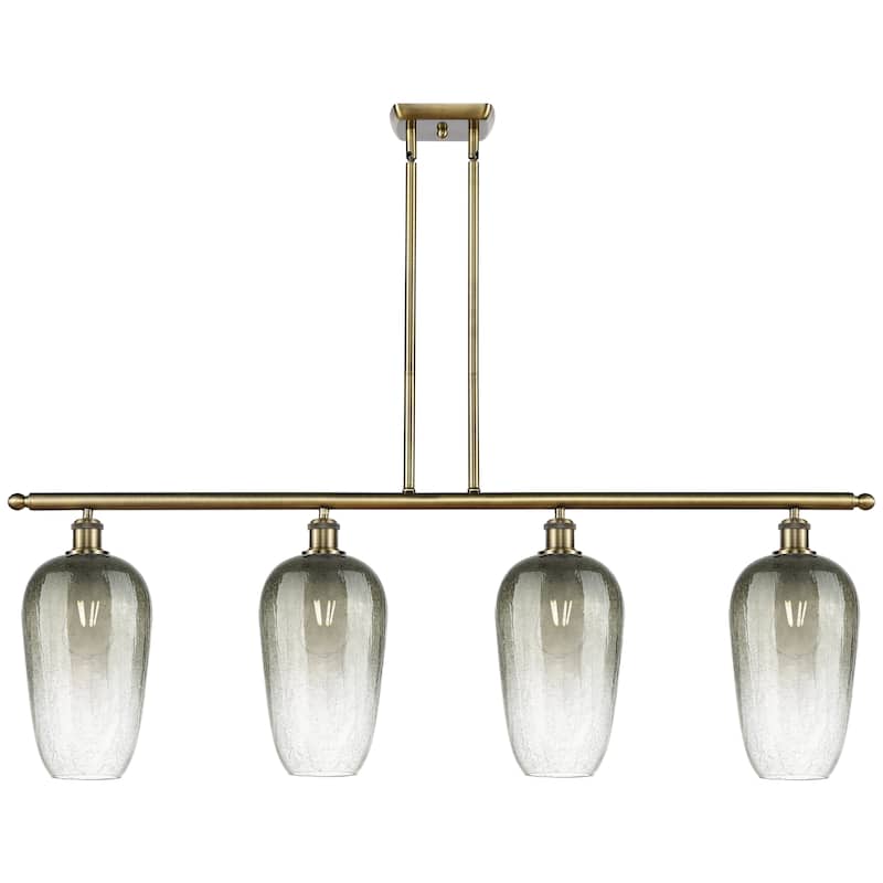 Innovations Lighting Endless Possibilities Ballston - Brookhaven Flute - 4 Light 48" Stem Hung Island Light