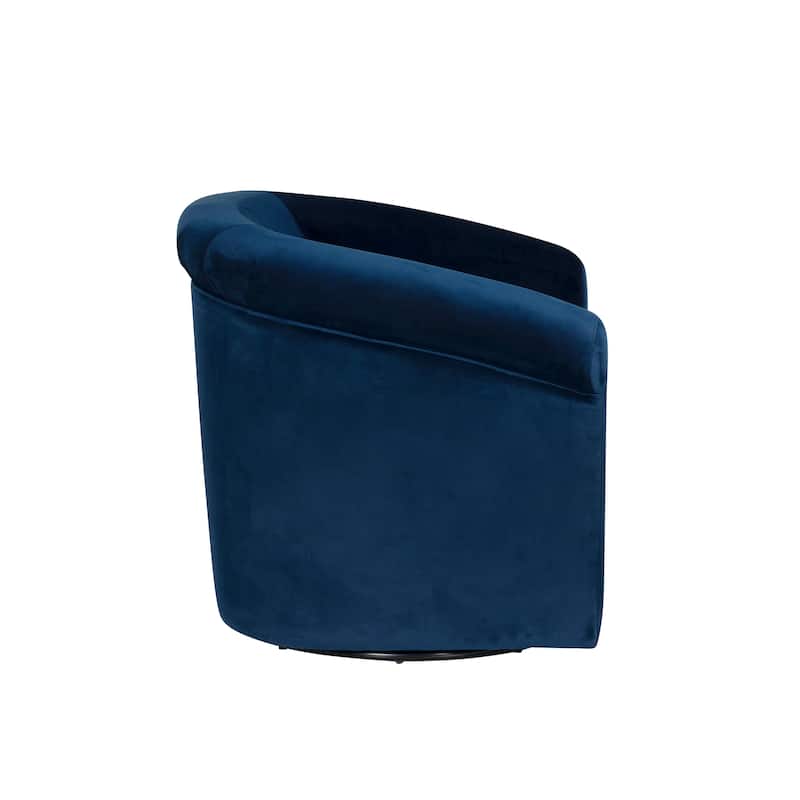 Moriarty Velvet Swivel Chair
