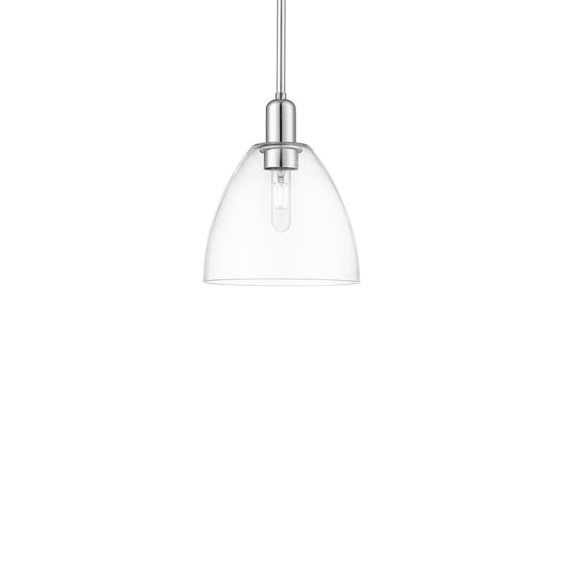 Innovations Lighting 716-1S-13-9 Bristol Pendant Bristol 9" Wide Mini - Polished Chrome / Clear