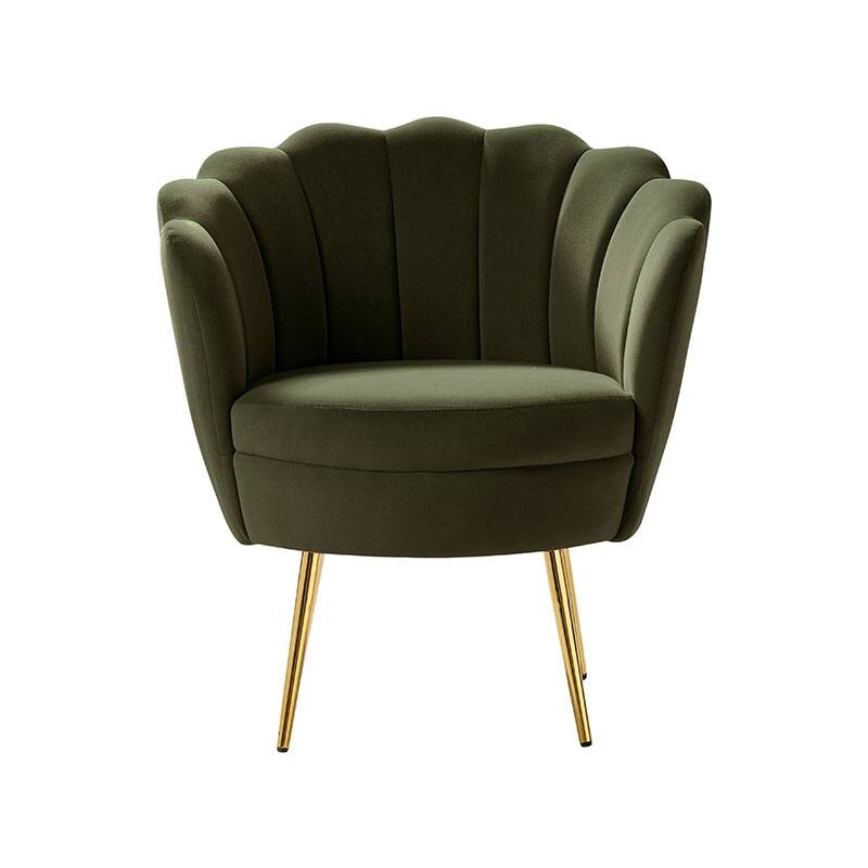 Xabier Cute Modern Upholstered Barrel Chair Accent Chair with Tufted Back by HULALA HOME