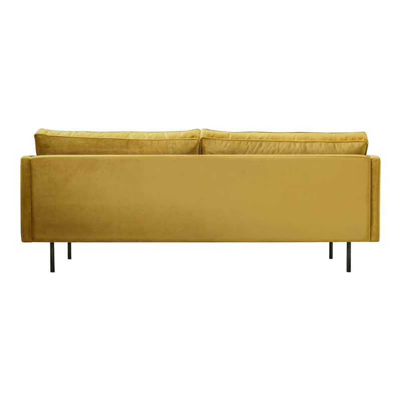 Aurelle Home Majestic Scandinavian Modern Velvet Sofa