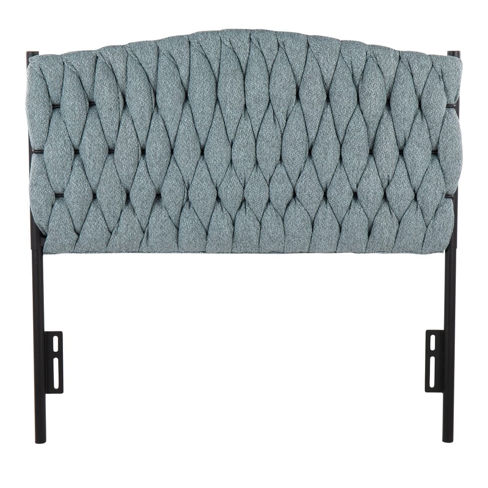 Silver Orchid Braided Matisse Twin Headboard