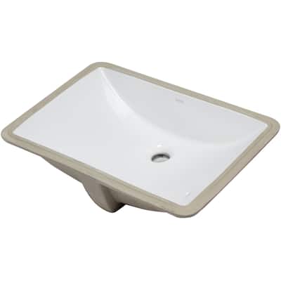 Eago 22" Undermount Bathroom Sink with Overflow