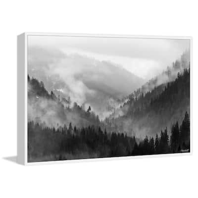 Mountains Are Calling Floater Framed Print on Canvas