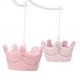 preview thumbnail 3 of 4, Lambs & Ivy Disney Princesses Pink Crown Musical Baby Crib Mobile Soother Toy