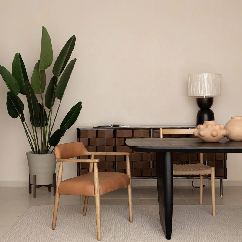 Marqueeta Tapered Large Standing Pot, Cement Grey