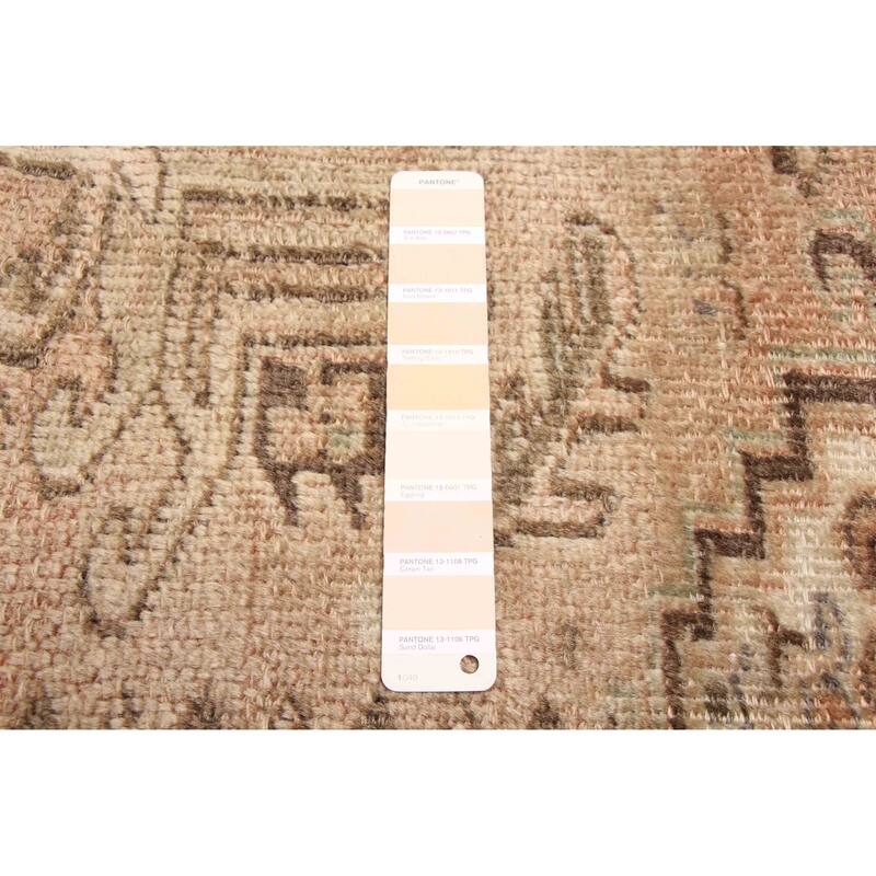 ECARPETGALLERY Hand-knotted Sarabi Beige, Brown Wool Rug - 7'9 x 11'3