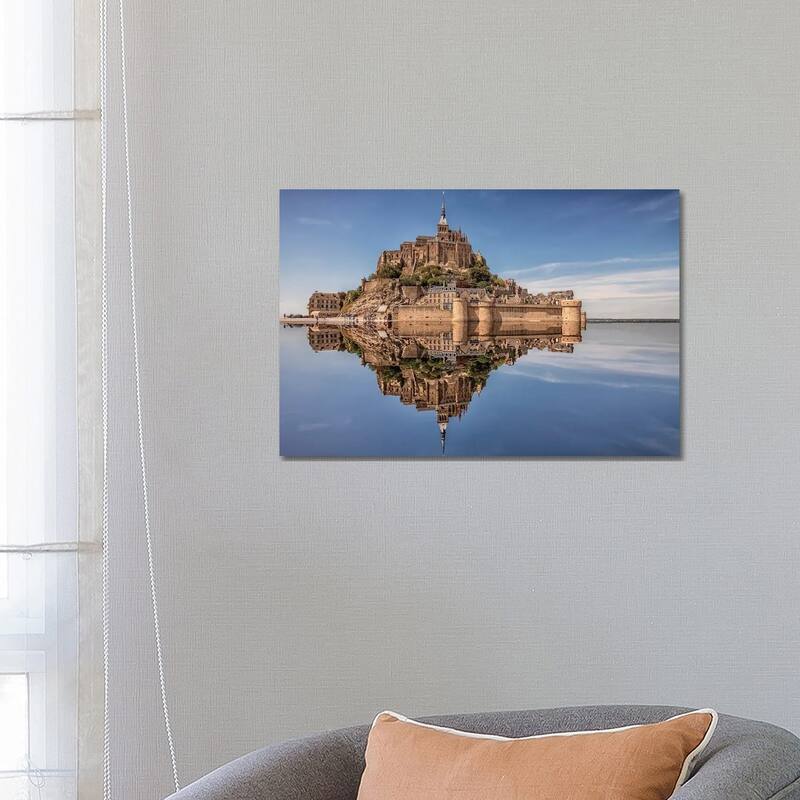 iCanvas "Mont Saint Michel" by Manjik Pictures Canvas Print - 18x26x1.5