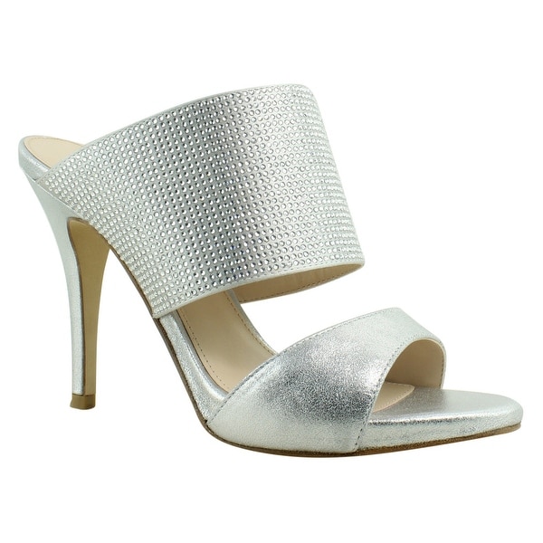 pelle moda silver sandals
