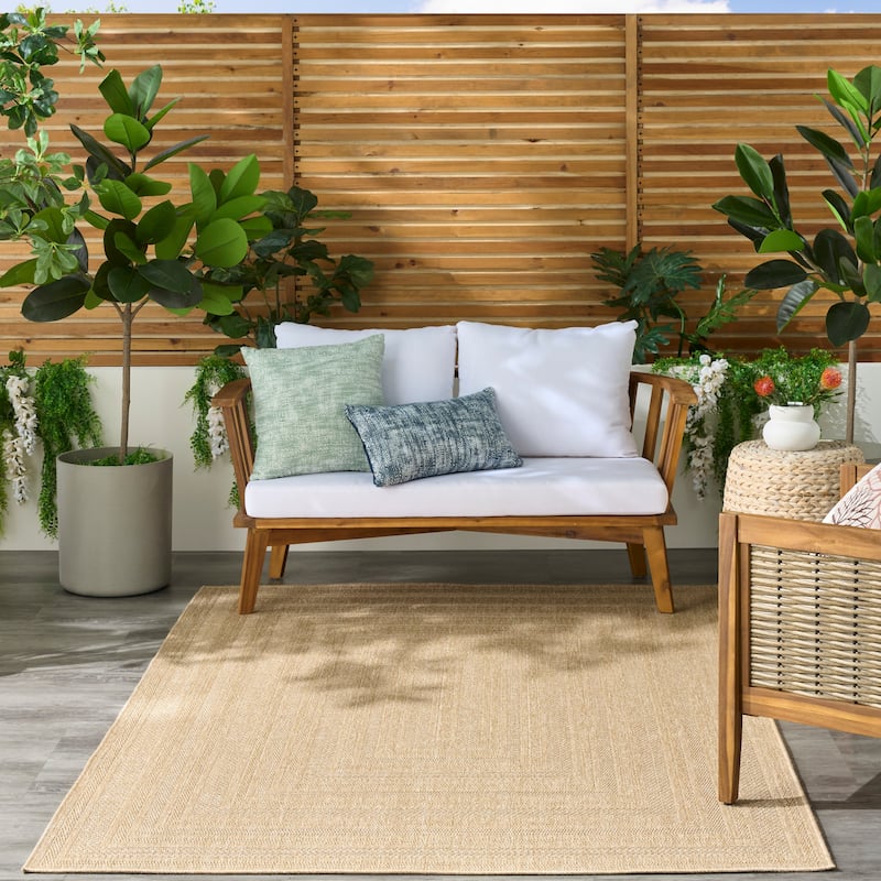 Nourison Tulum Indoor/Outdoor Geometric Area Rug