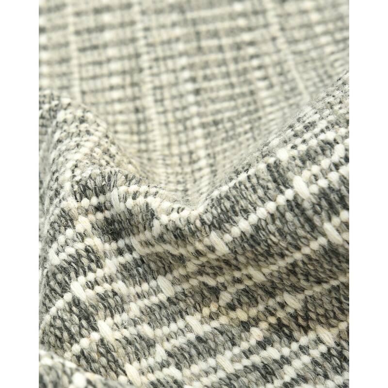 Deanna Handmade Geometric Modern Flatweave Area Rug