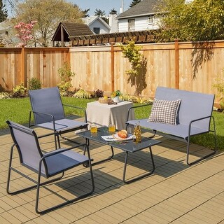 Mainstays 4 piece deals conversation set