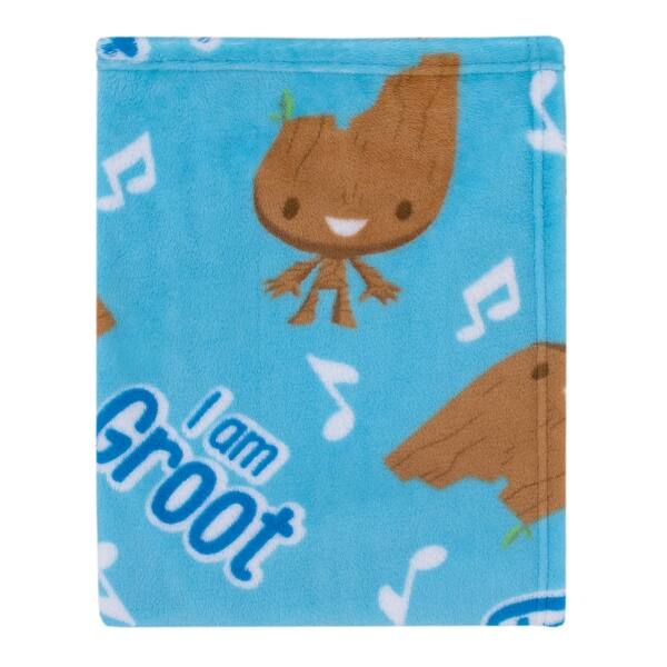 slide 2 of 4, Marvel I Am Groot Super Soft Baby Blanket