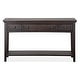 preview thumbnail 2 of 8, Magnussen Home Westley Falls Graphite Rectangular Sofa Table - 50''W x 16''D x 29''H