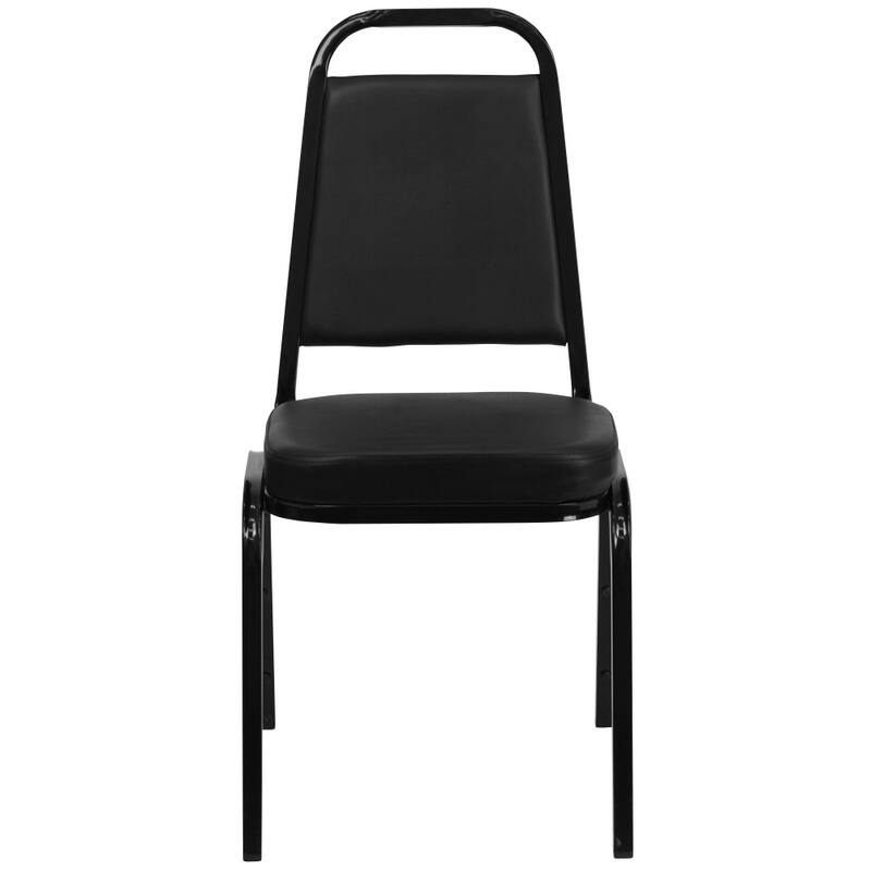 4 Pack Trapezoidal Back Stacking Banquet Chair - 20.25"D x 17.5"W x 36"H