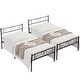 preview thumbnail 8 of 19, VECELO Kids Bed Frame Set of 2, Metal Twin Size Bed Frame with Headboard