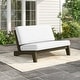preview thumbnail 13 of 72, Patio Teak Wood Outdoor Loveseat with Cushion