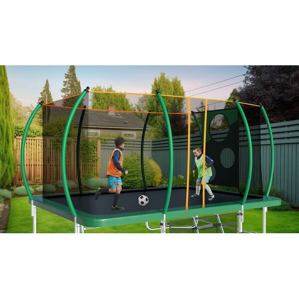 slide 2 of 9, Spacious Design Trampoline Solid Base Structure, Safety Pad For Kid Kids