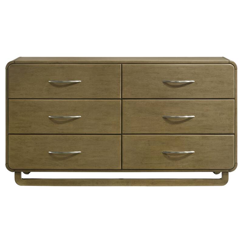 Tully Nutmeg 6-drawers Dresser