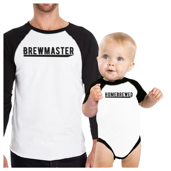 Shop Brewmaster Homebrewed Funny Baby Shower Gift T Shirts For New