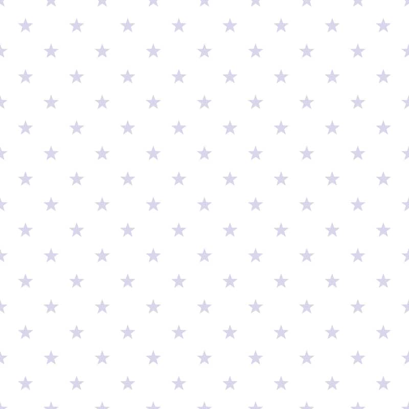 Galerie Wallcoverings Just 4 Kids 2 Tiny Stars Non-woven Matte Wallpaper Roll - 33 feet x 21 inches - Purple