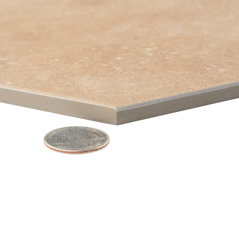 Merola Tile Atlas Hex Cotto 8-5/8" x 9-7/8" Porcelain Floor and Wall Tile