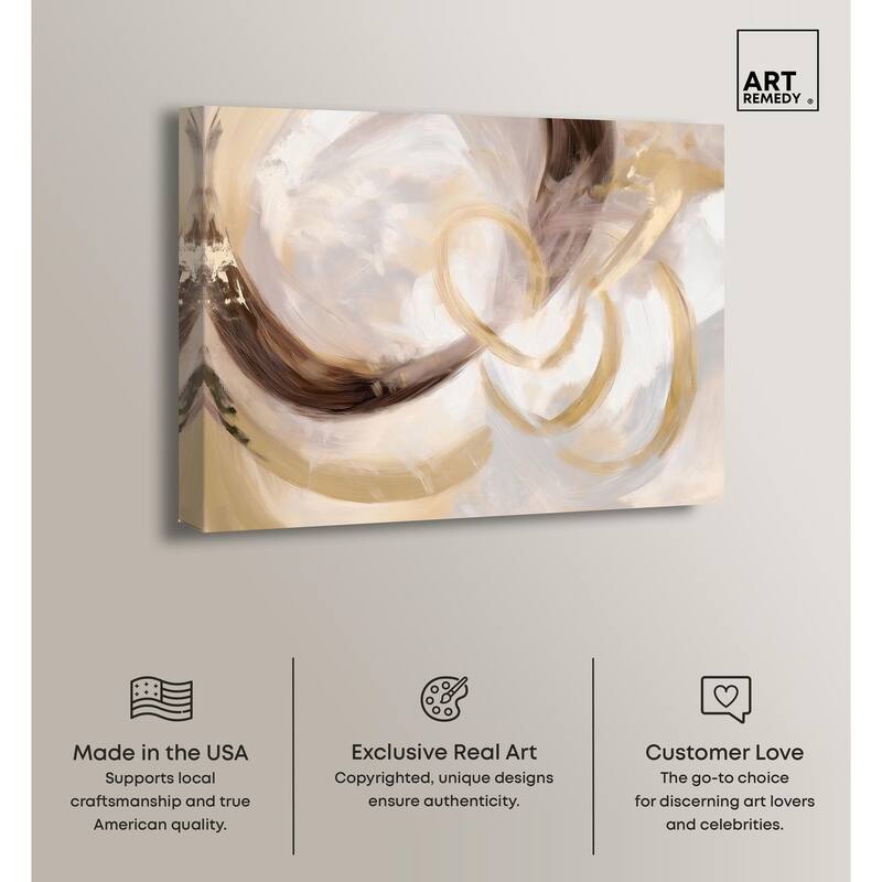 Dreamy Swirls III Canvas by Art Remedy, Gallery Wrapped
