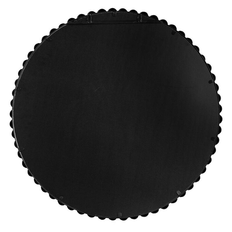 Wall Decor Mirror with Metal Frame - Black
