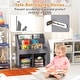 preview thumbnail 8 of 8, Gymax Honeyjoy Kids Wooden Bookshelf Bookcase Children Toy Storage
