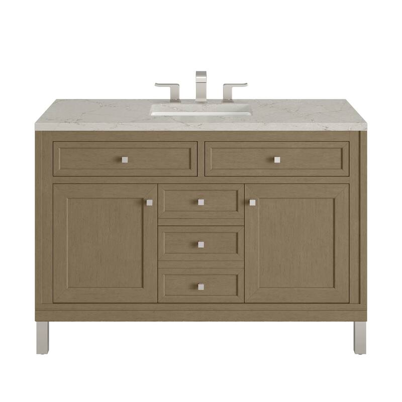 Chicago 48" Single Vanity, Walnut Whisper