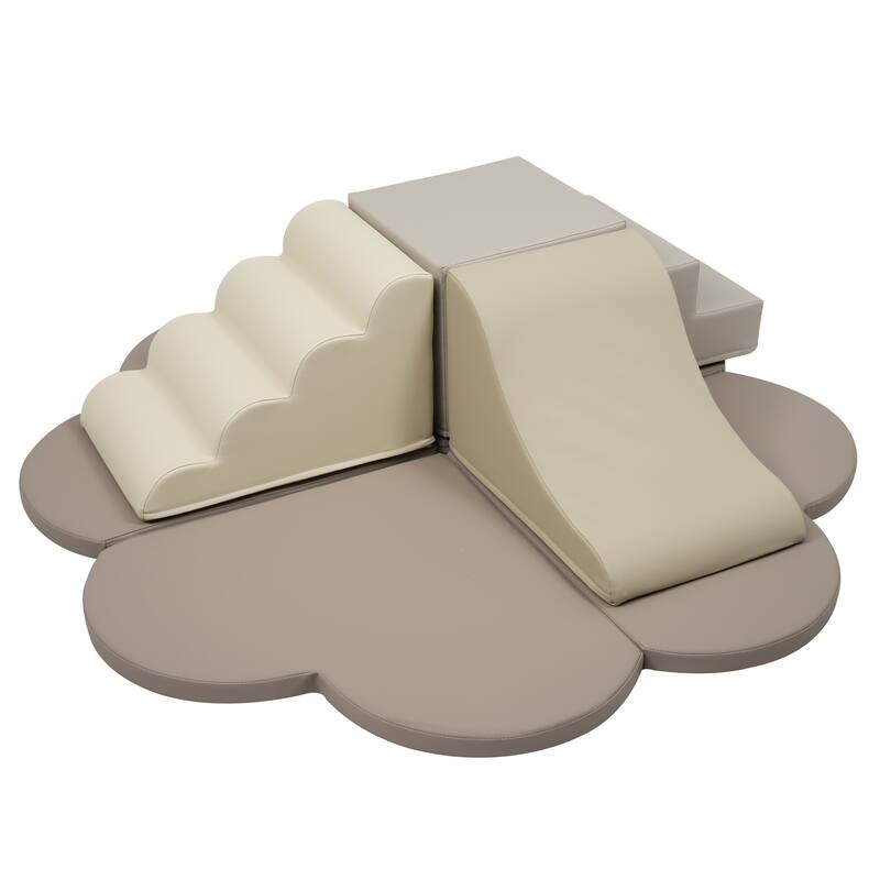 Soft Foam Block Play Structures Climbers for Child Development, 6-Piece Baby Foam Climbing Foam, Climbing Activity Play Set