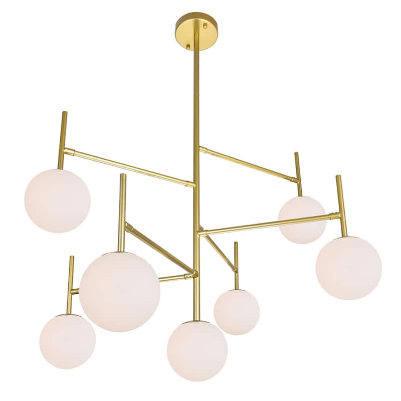 Tourch 7 Light Chandelier With Medallion Gold Finish - Medallion Gold